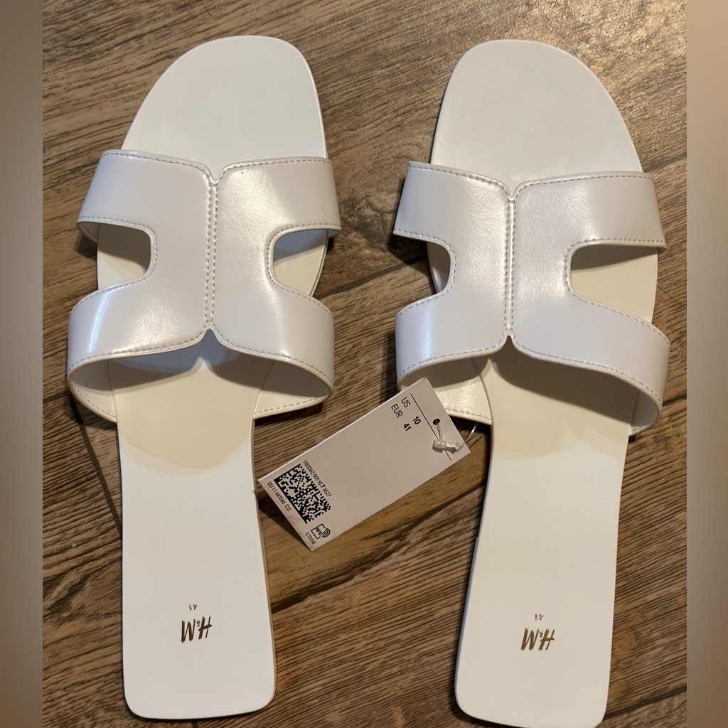 Brand New White Sandals